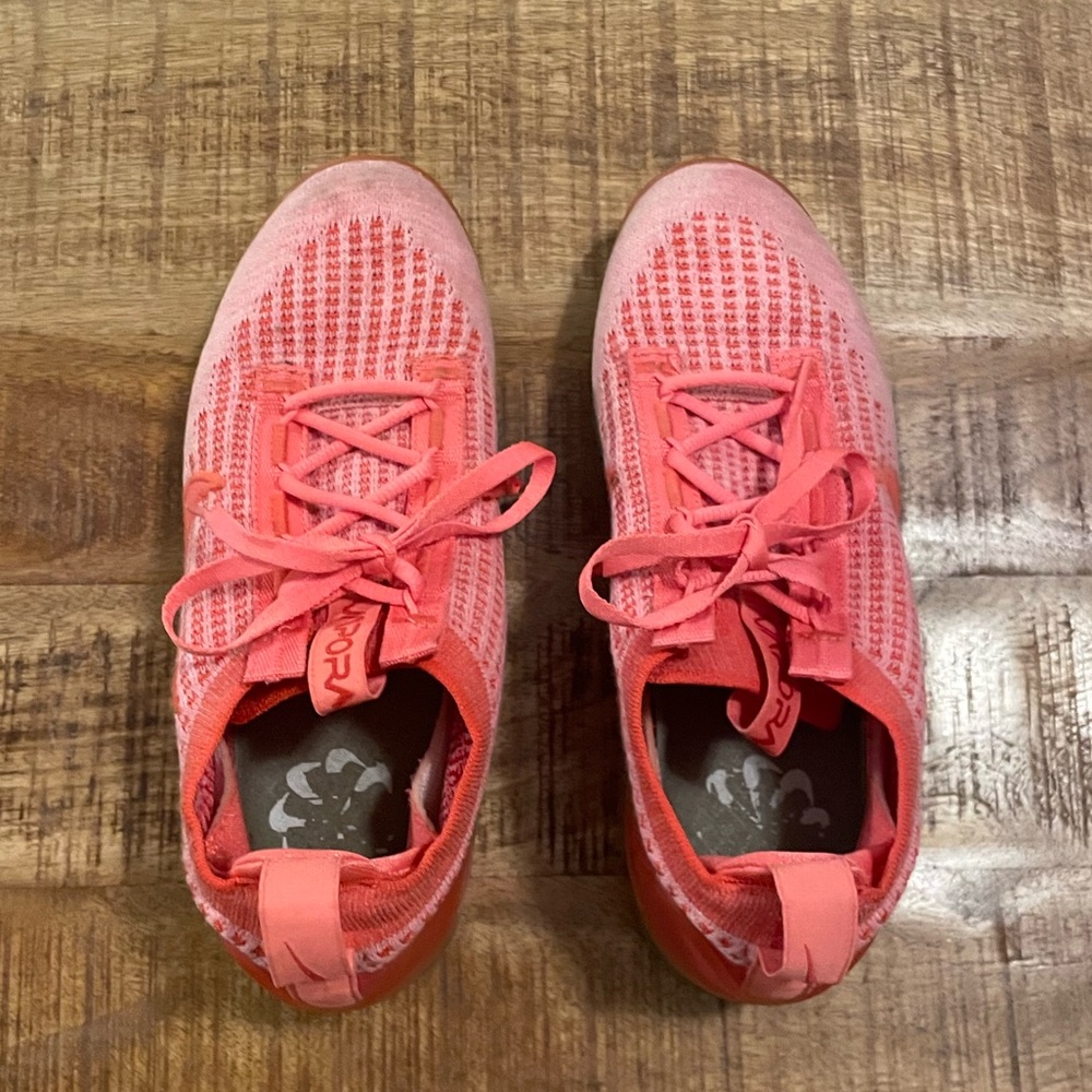 Nike Air Vapormax 2021 Flyknit Running Shoes Magic Ember DC4112-800 - Picture 6 of 8